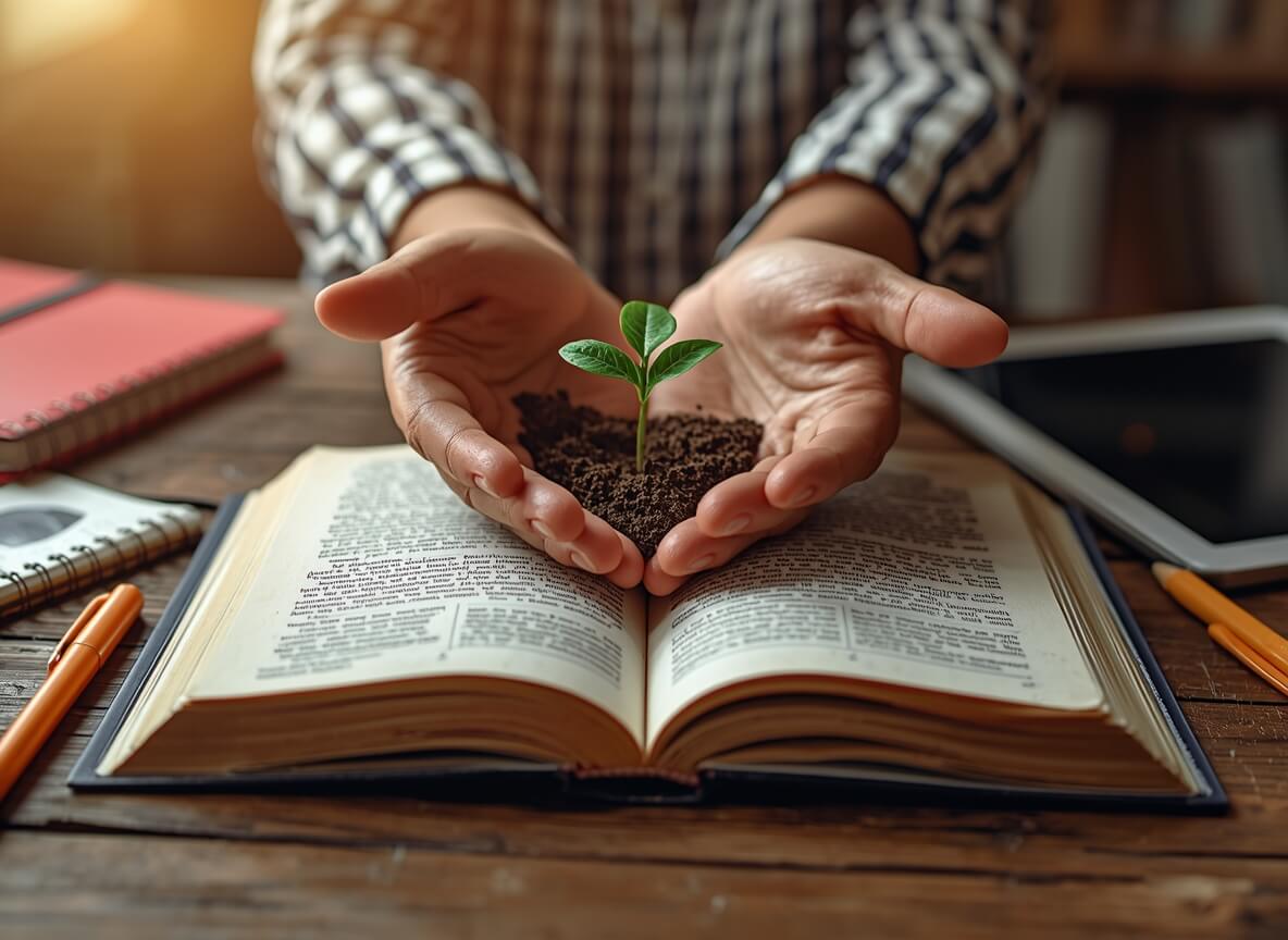 Lucid Origin An Image Depicting The Mission Of An Educational Academy Hands Nurturing A Small 0 1